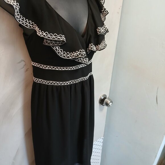 Emmelee Sheer Ruffle Dress - Picture 4 of 8